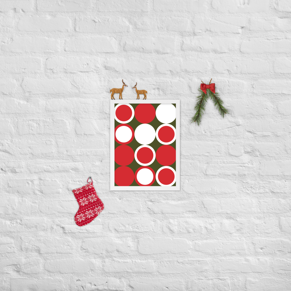 Christmas Balls | Framed Poster
