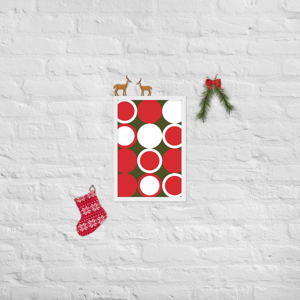 Christmas Balls | Framed Poster