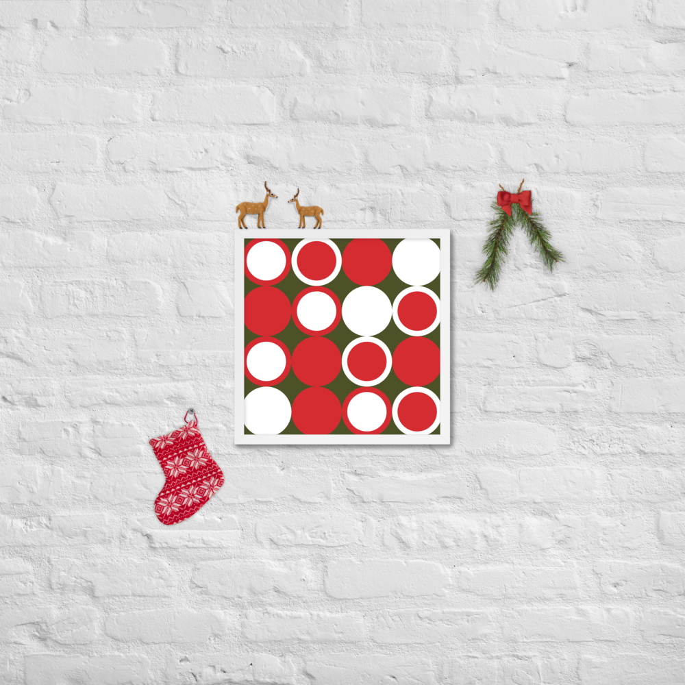 Christmas Balls | Framed Poster