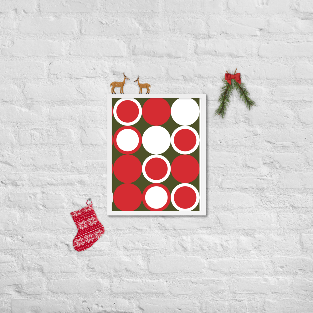 Christmas Balls | Framed Poster