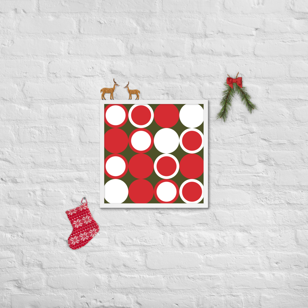 Christmas Balls | Framed Poster