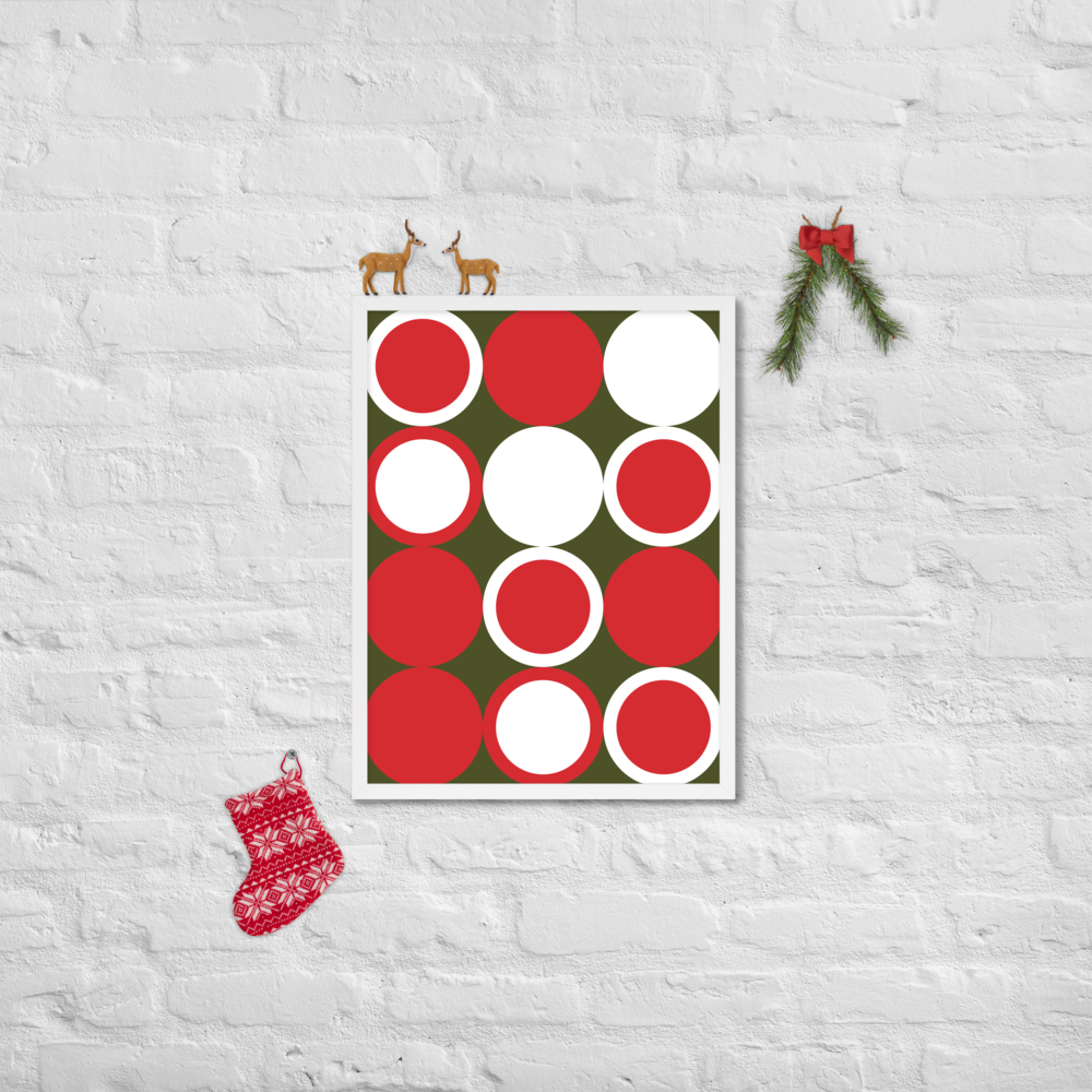Christmas Balls | Framed Poster