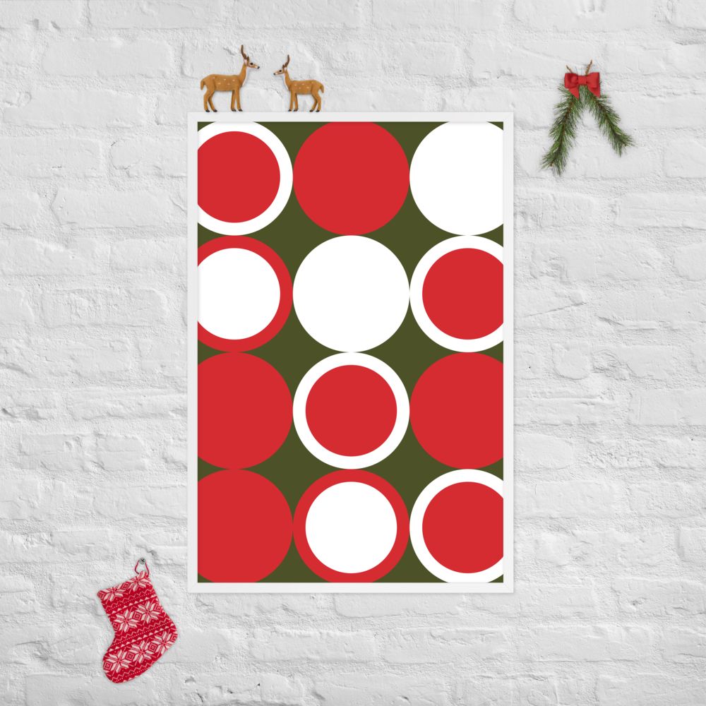Christmas Balls | Framed Poster