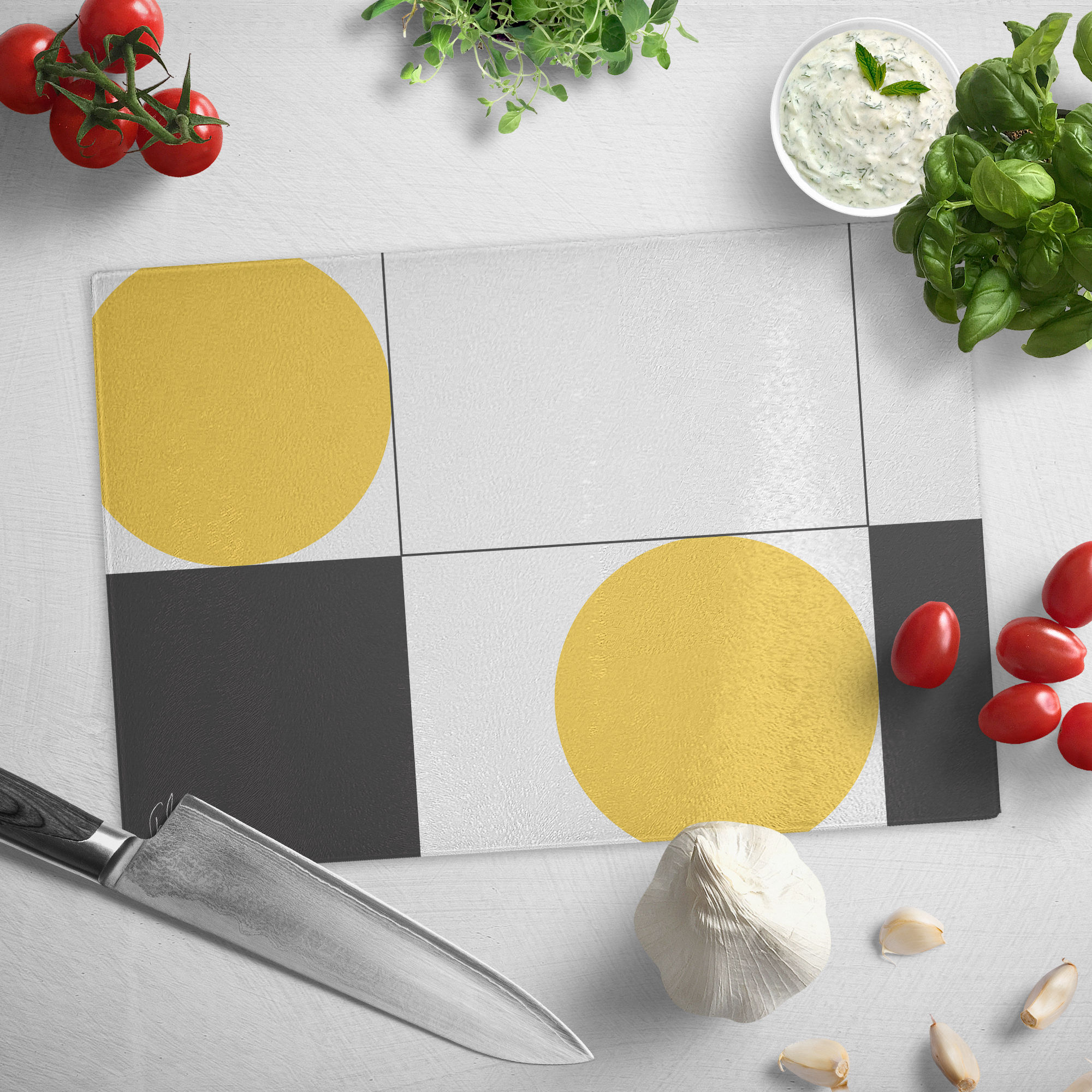 Local Sun | Glass Cutting Board