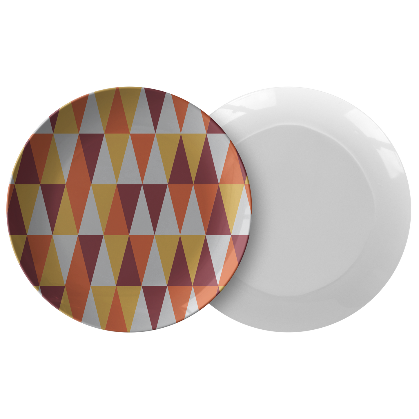 Autumn Triangles | Plate