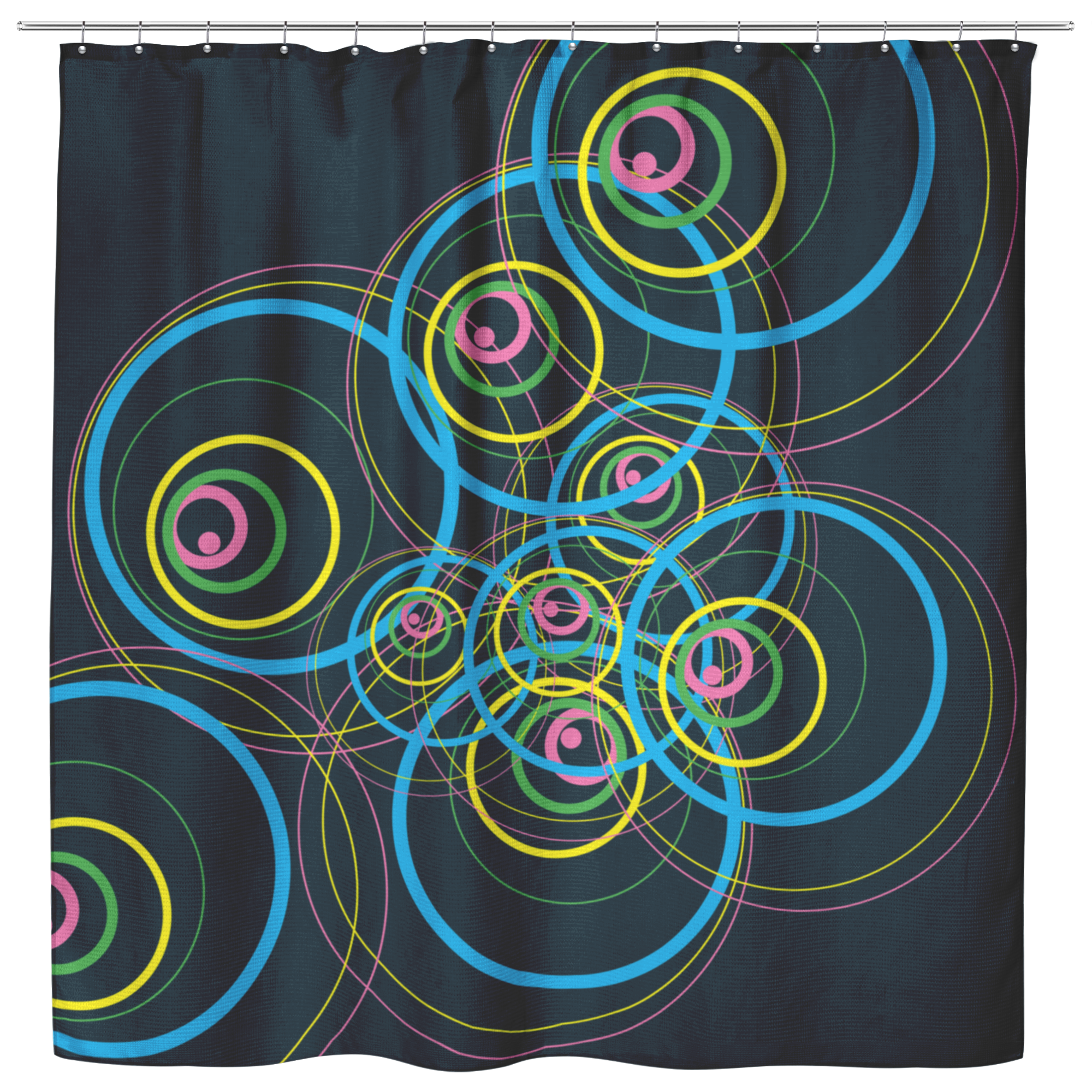 New Year | Cloth Shower Curtain