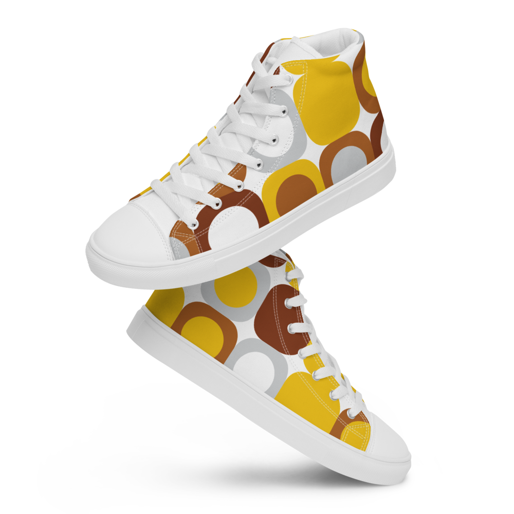 Autumn Ornament | Men's High Top Canvas Shoes