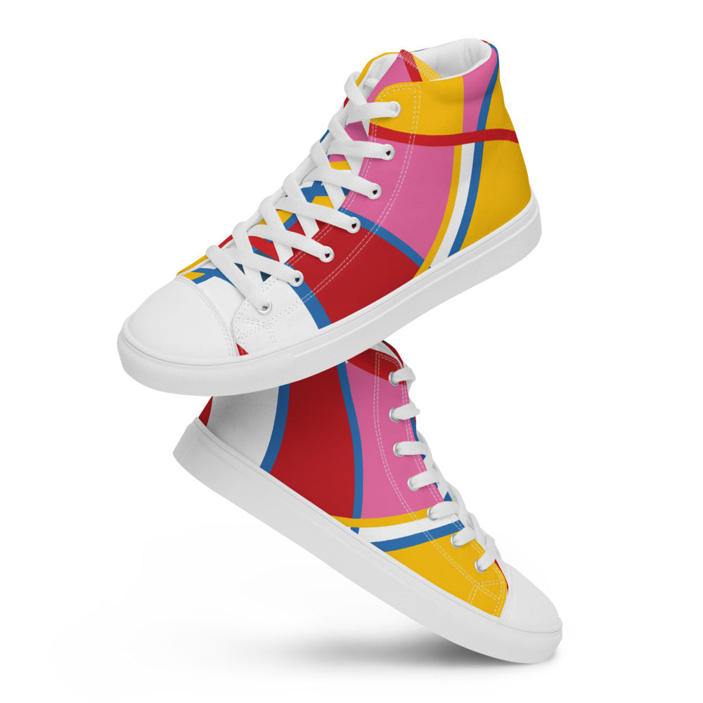 Spain | Men's High Top Canvas Shoes