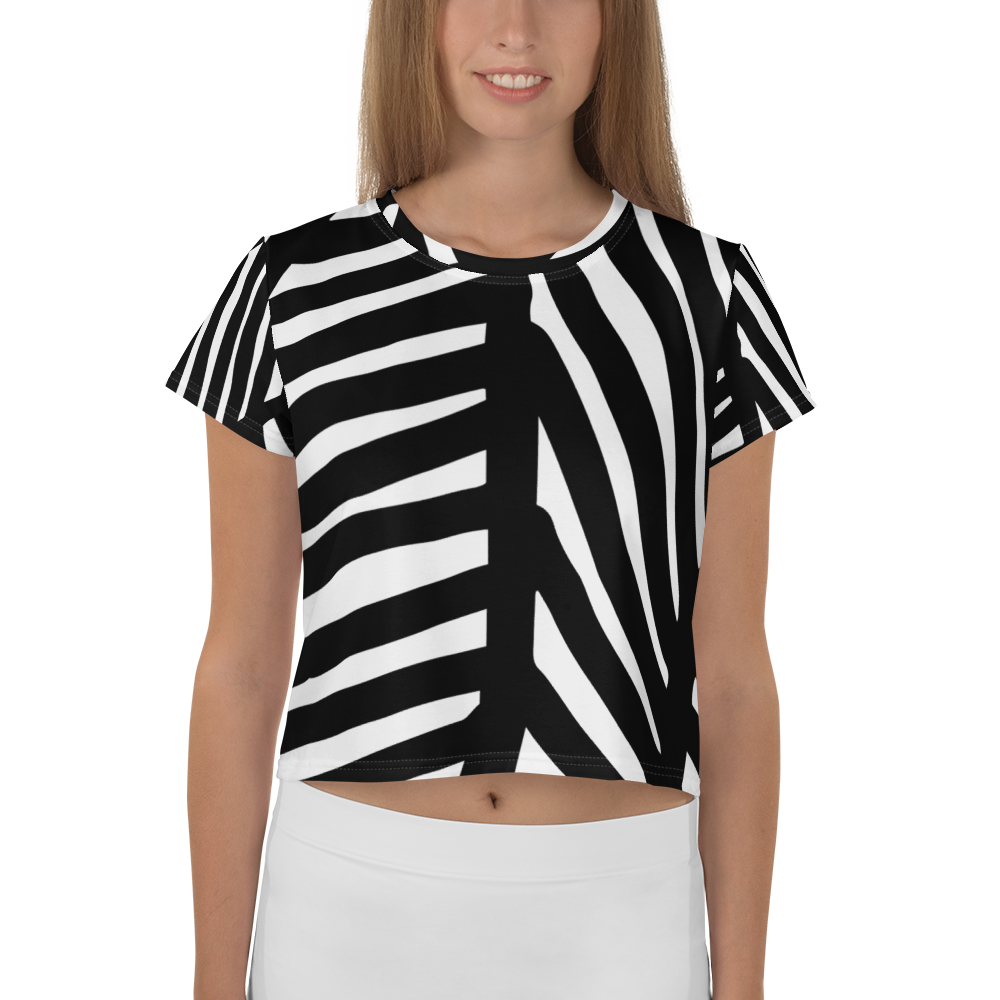 Black and White Ornament | Crop Tee