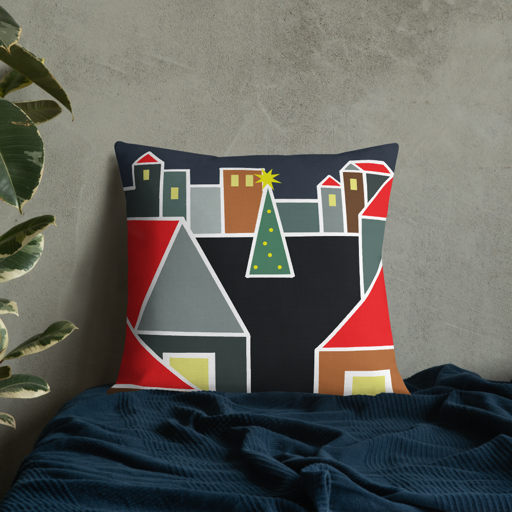 December Eve Red | Pillow