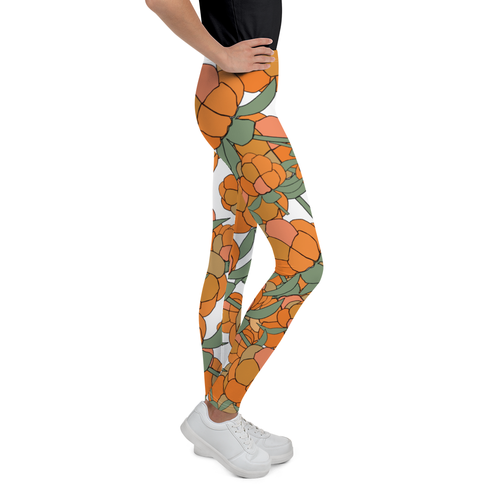 Lakka Ornament Black | Youth Leggings