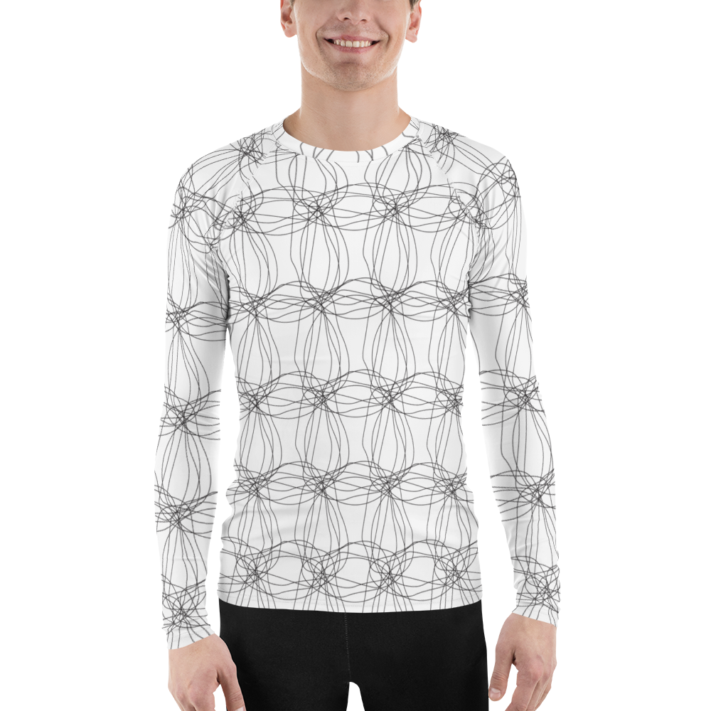 Ornament Graphic Flowers | Men's Rash Guard