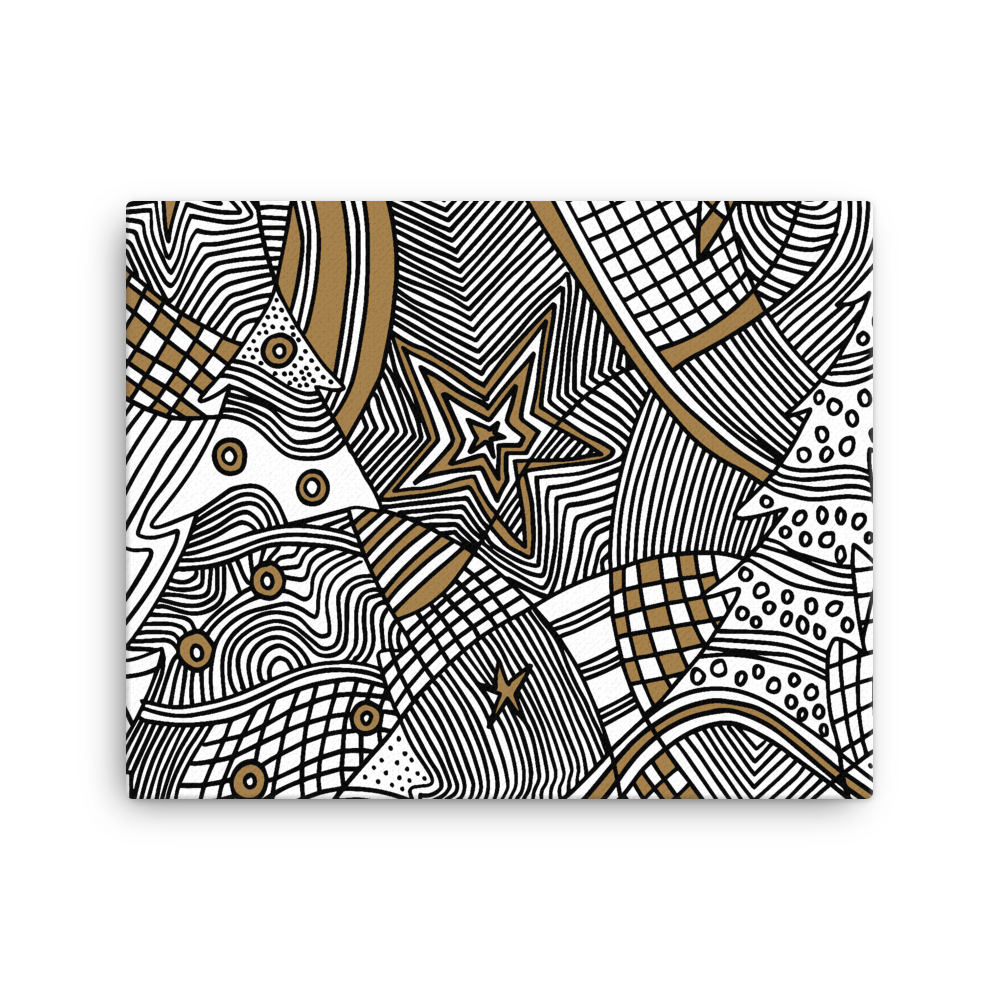 Christmas Graphic Ornament | Canvas