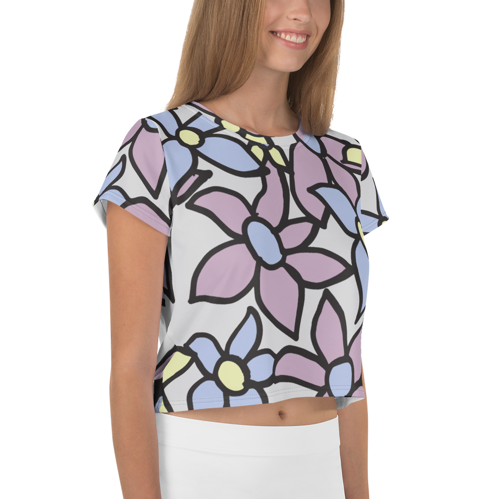 Flower Mix | Crop Tee