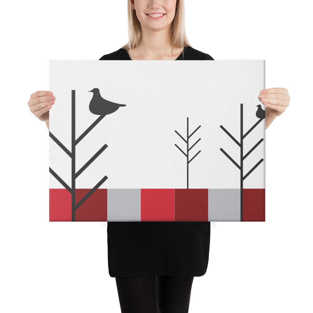 Christmas Birds | Canvas