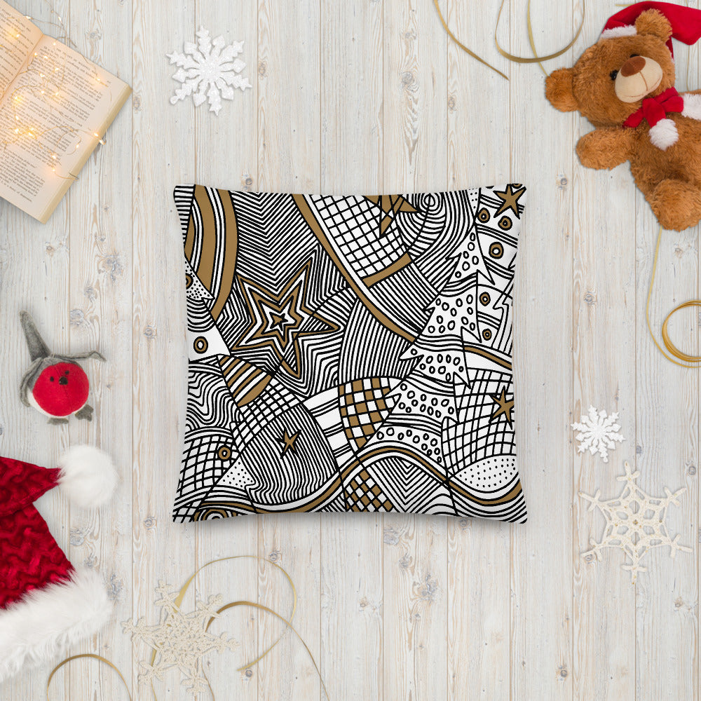 Christmas Graphic Ornament | Pillow