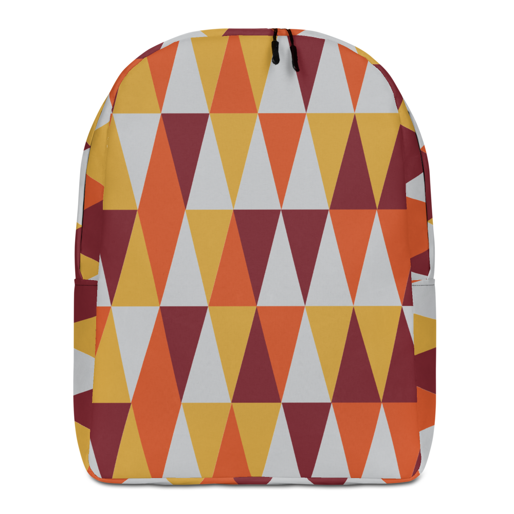 Autumn Triangles | Minimalist Backpack