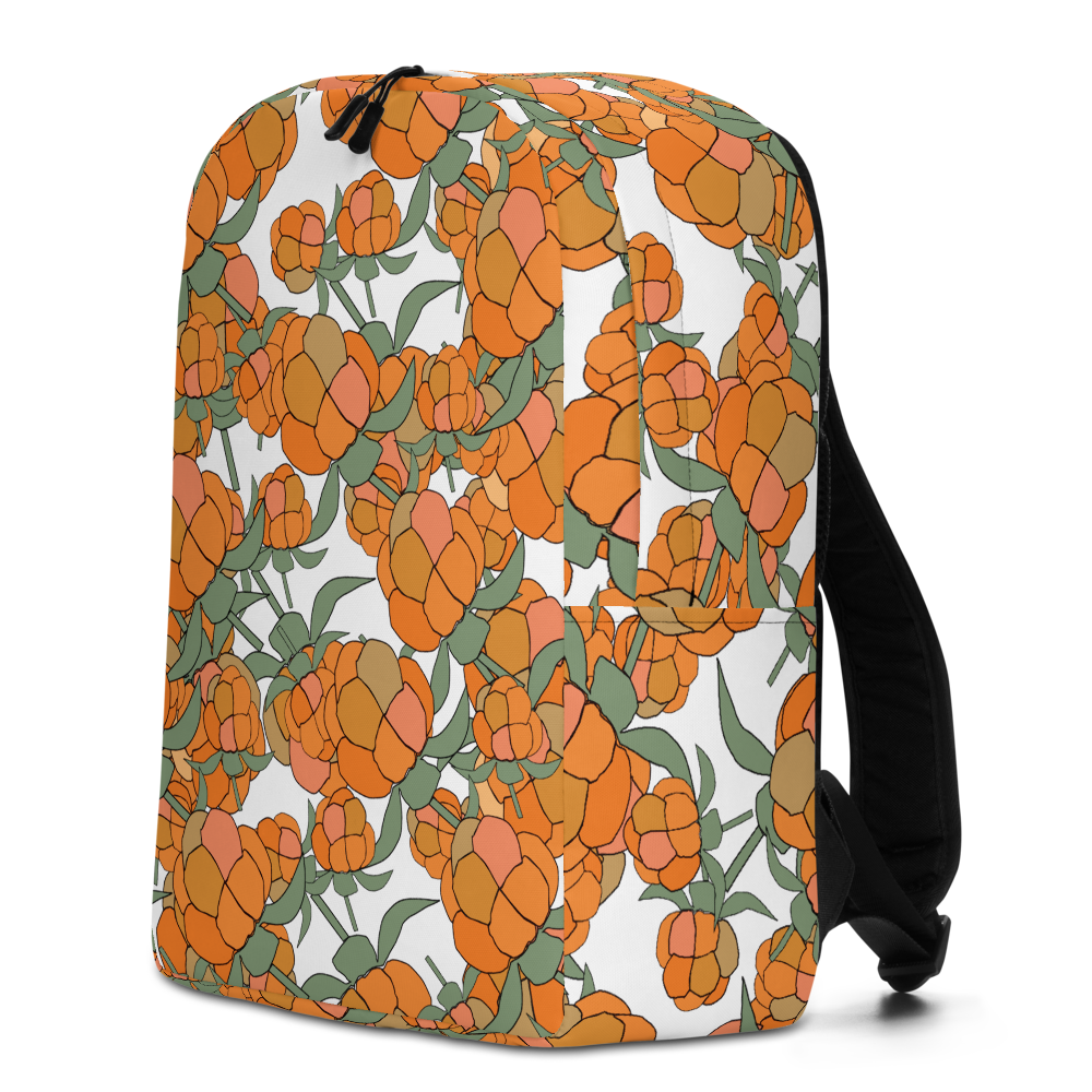 Lakka Ornament Black | Minimalist Backpack