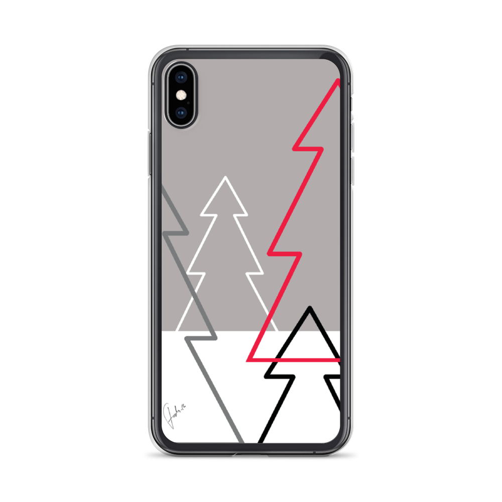 Christmas Tree Forest Colours | iPhone Case