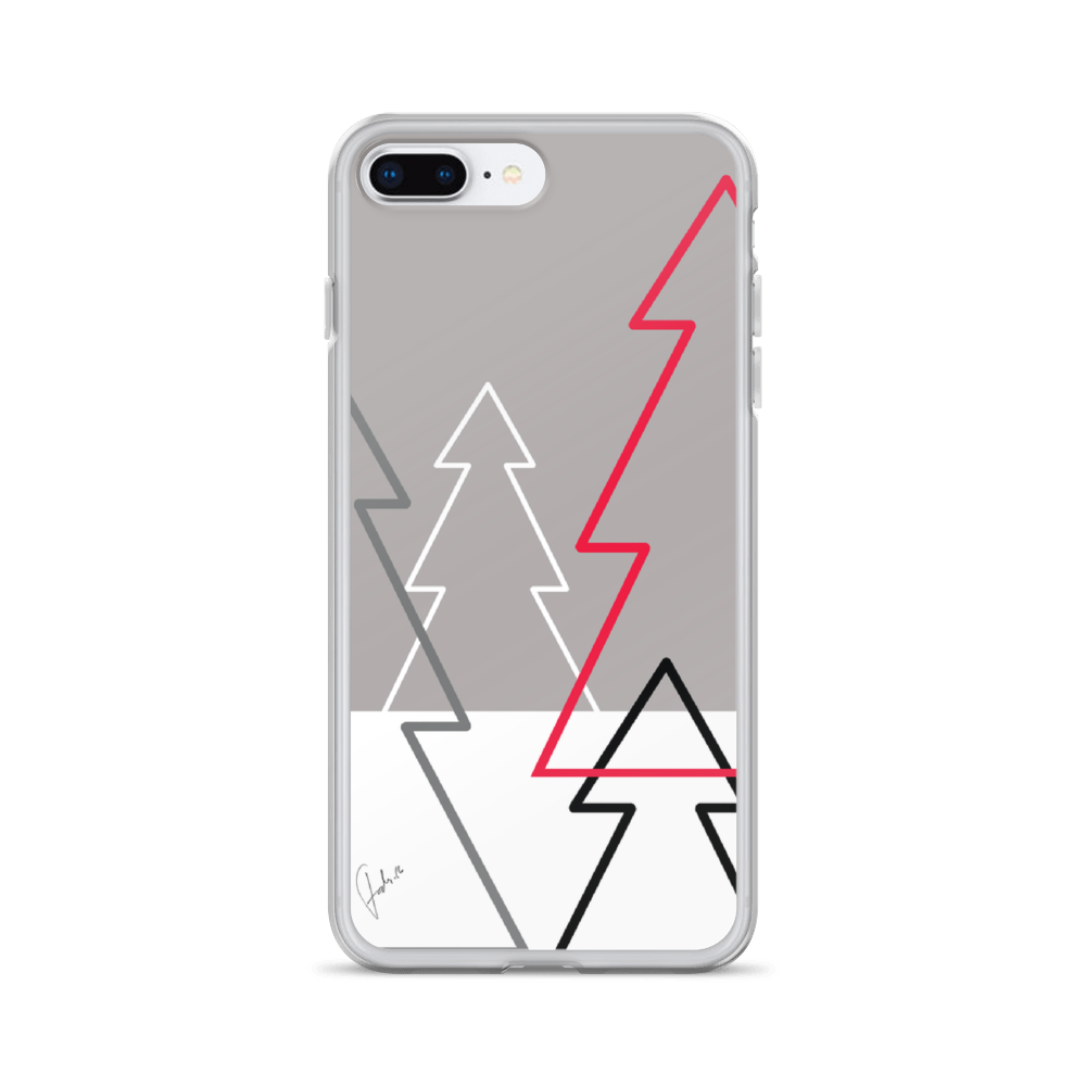 Christmas Tree Forest Colours | iPhone Case