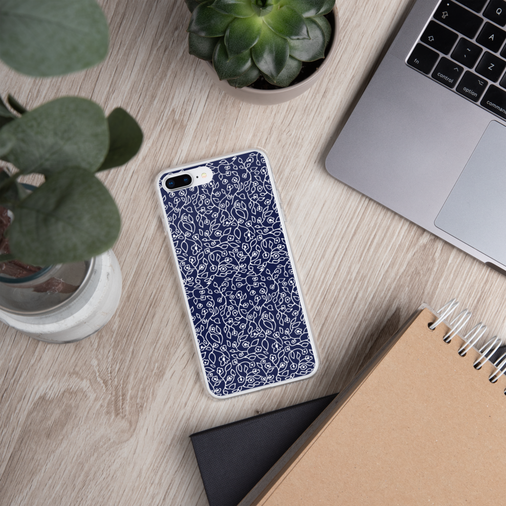 White Small Flowers | iPhone Case