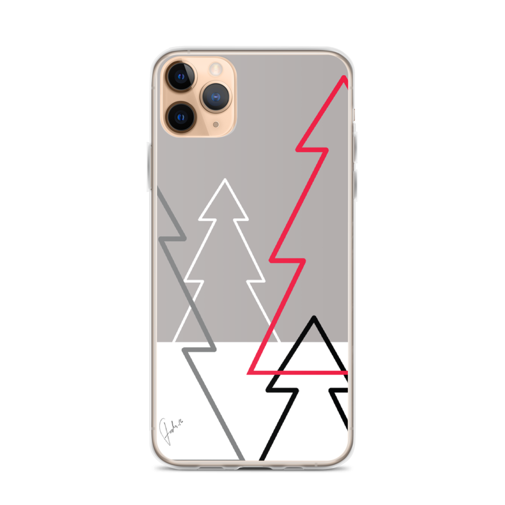 Christmas Tree Forest Colours | iPhone Case