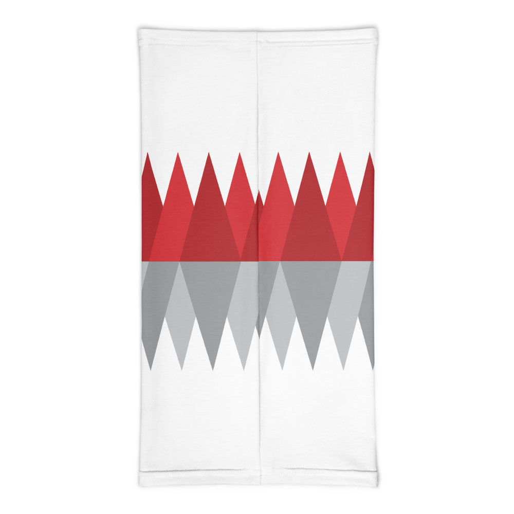 Red Gray Christmas | Neck Gaiter