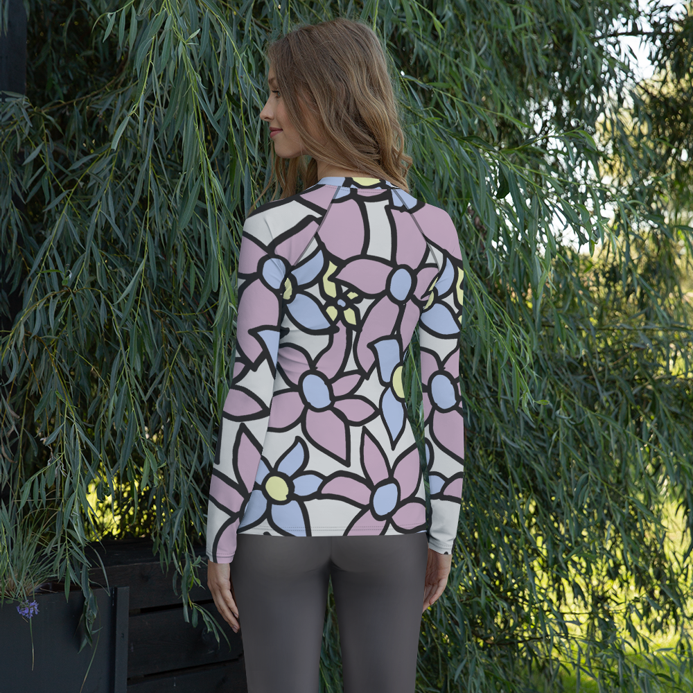 Flower Mix | Women's Rash Guard