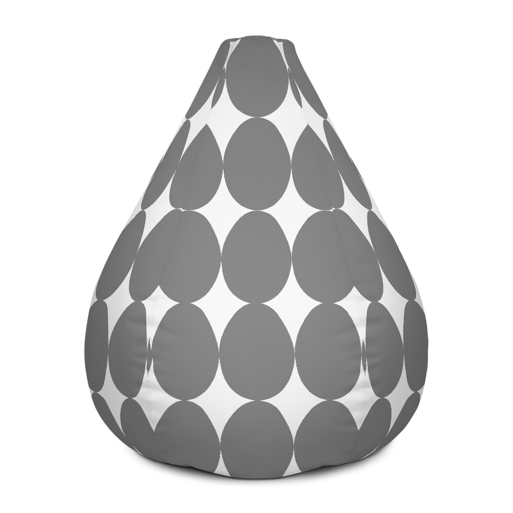 Easter Pattern Gray | Bean Bag Chair