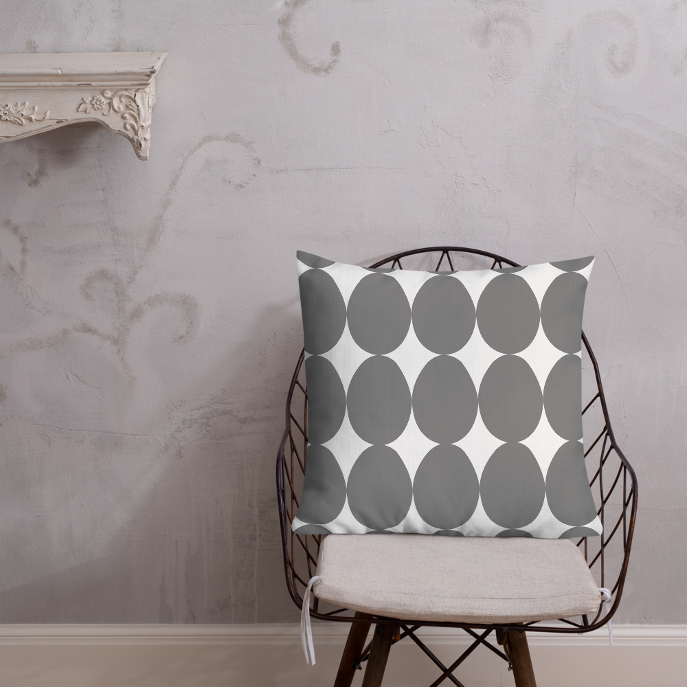 Easter Pattern Gray | Pillow