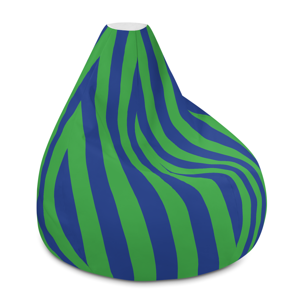 Green and Blue | Bean Bag Chair
