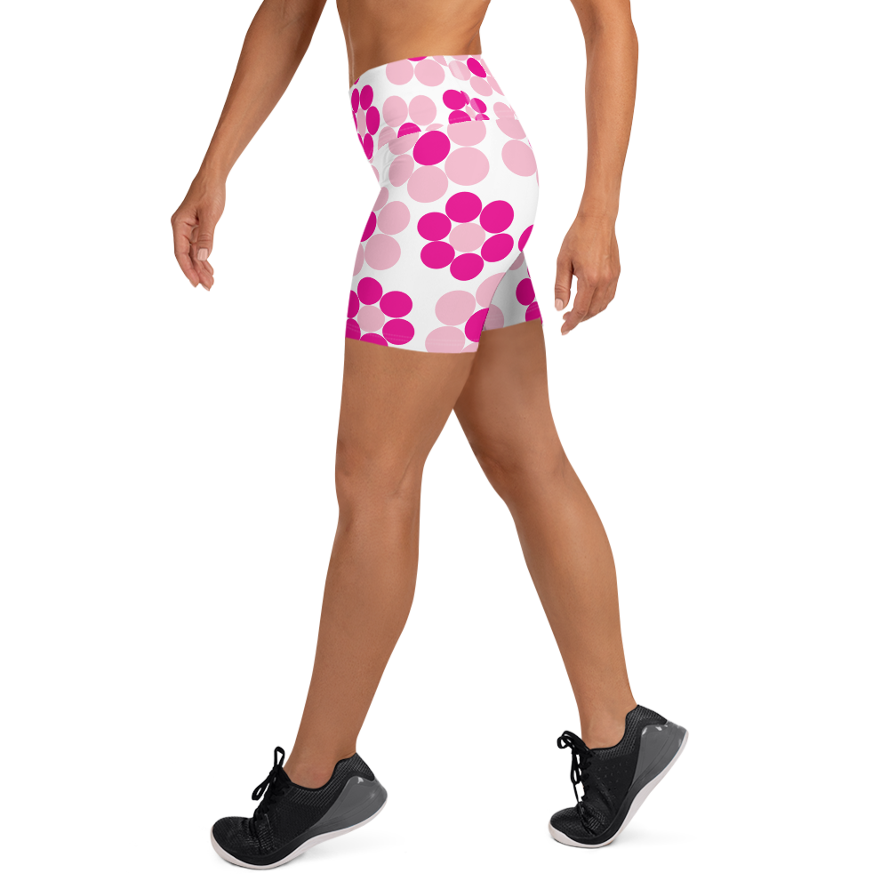 Happy Flowers Ornament | Yoga Shorts