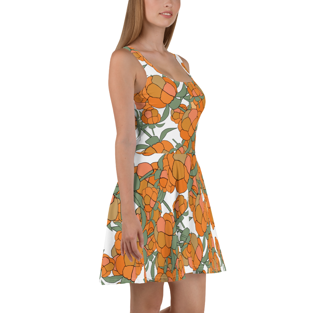 Lakka Ornament Black | Skater Dress