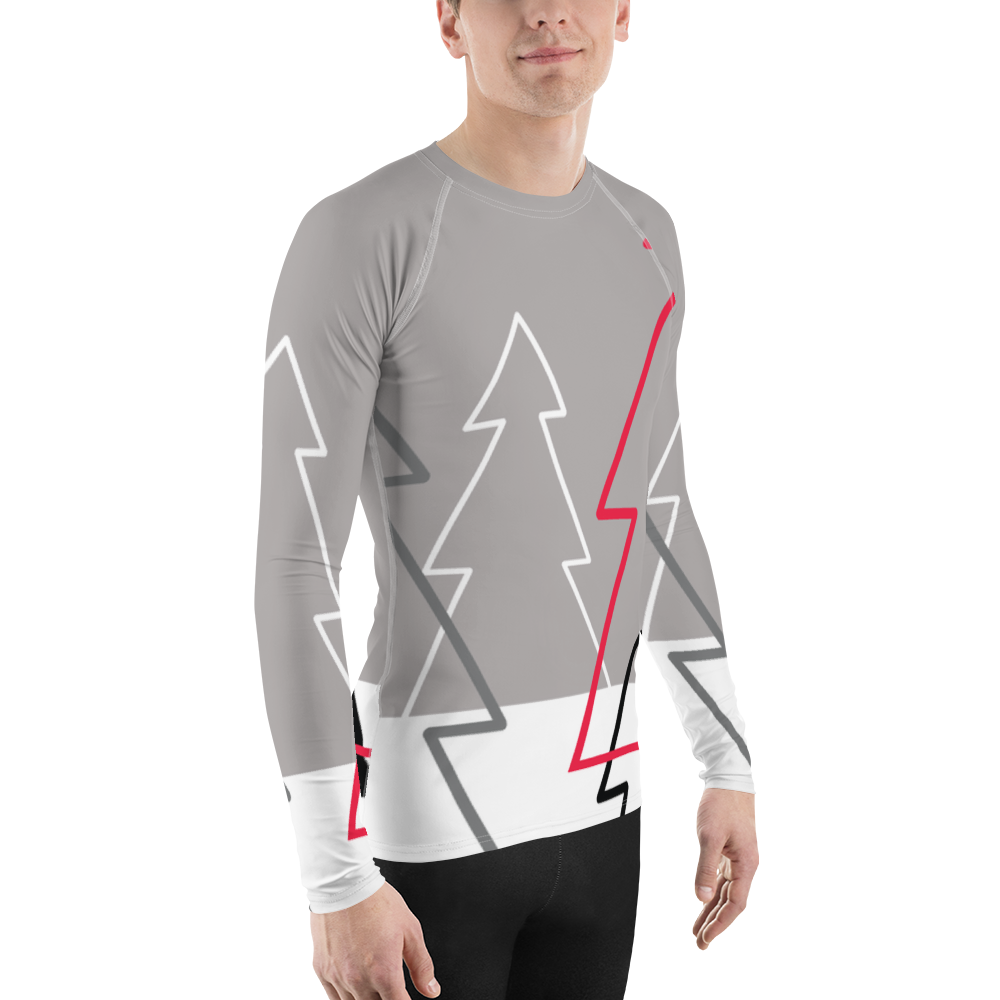 Christmas Tree Forest Colours | Men's Rash Guard
