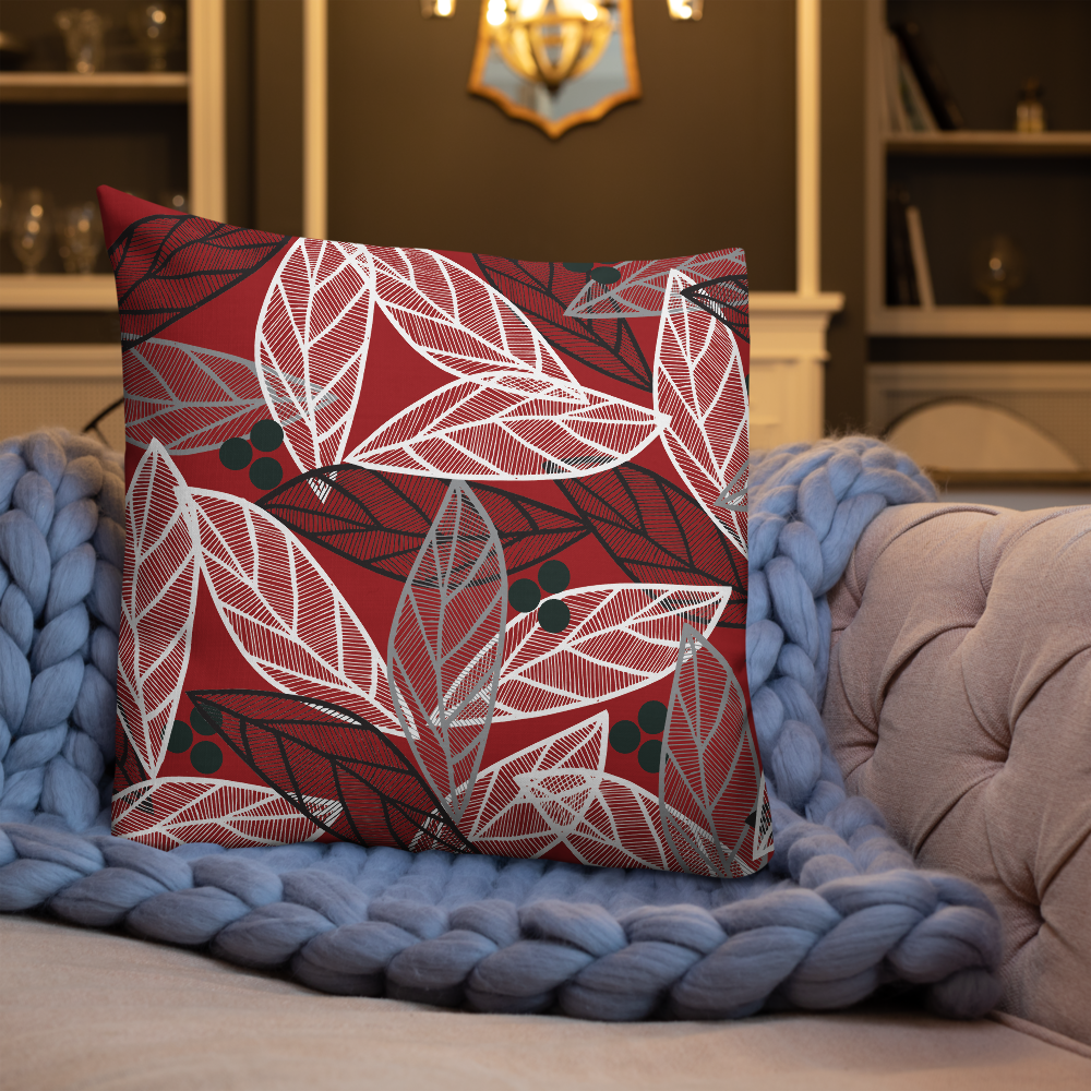 Christmas Leaves | Pillow
