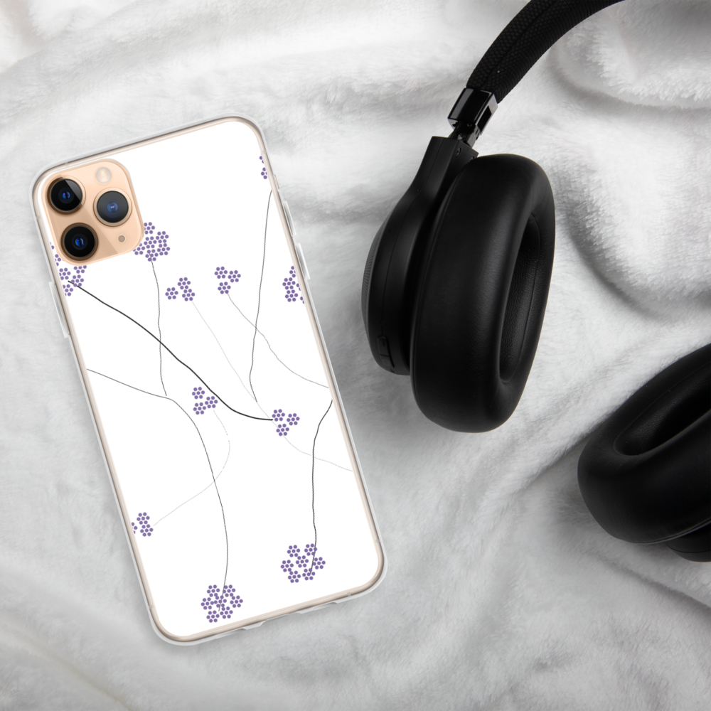 Purple Small Flowers | iPhone Case