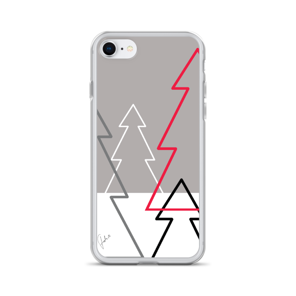 Christmas Tree Forest Colours | iPhone Case