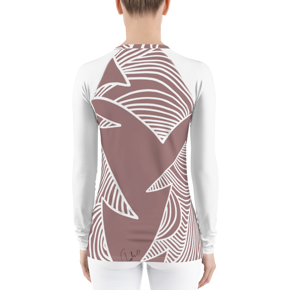 Christmas Pastel Ornament | Women's Rash Guard