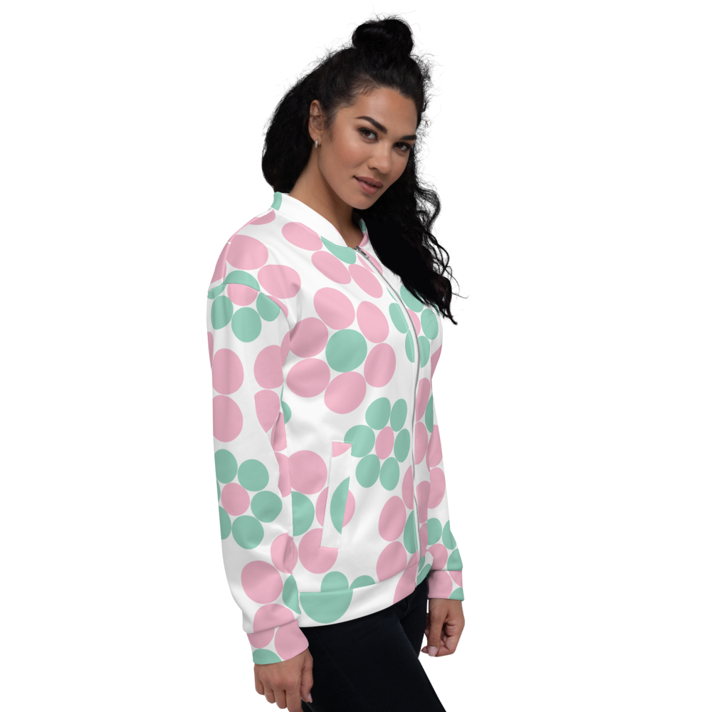 Happy Pastel Flowers | Bomber Jacket