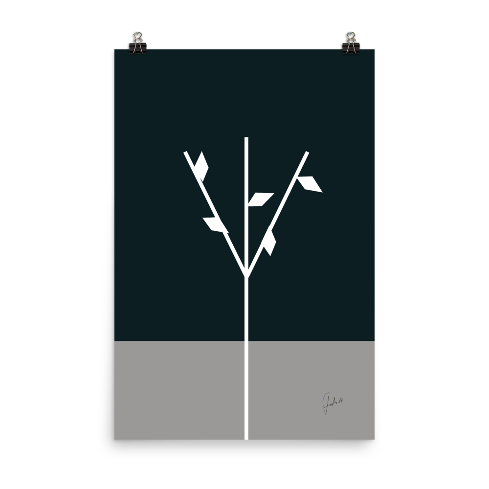 Tree in Snow | Poster