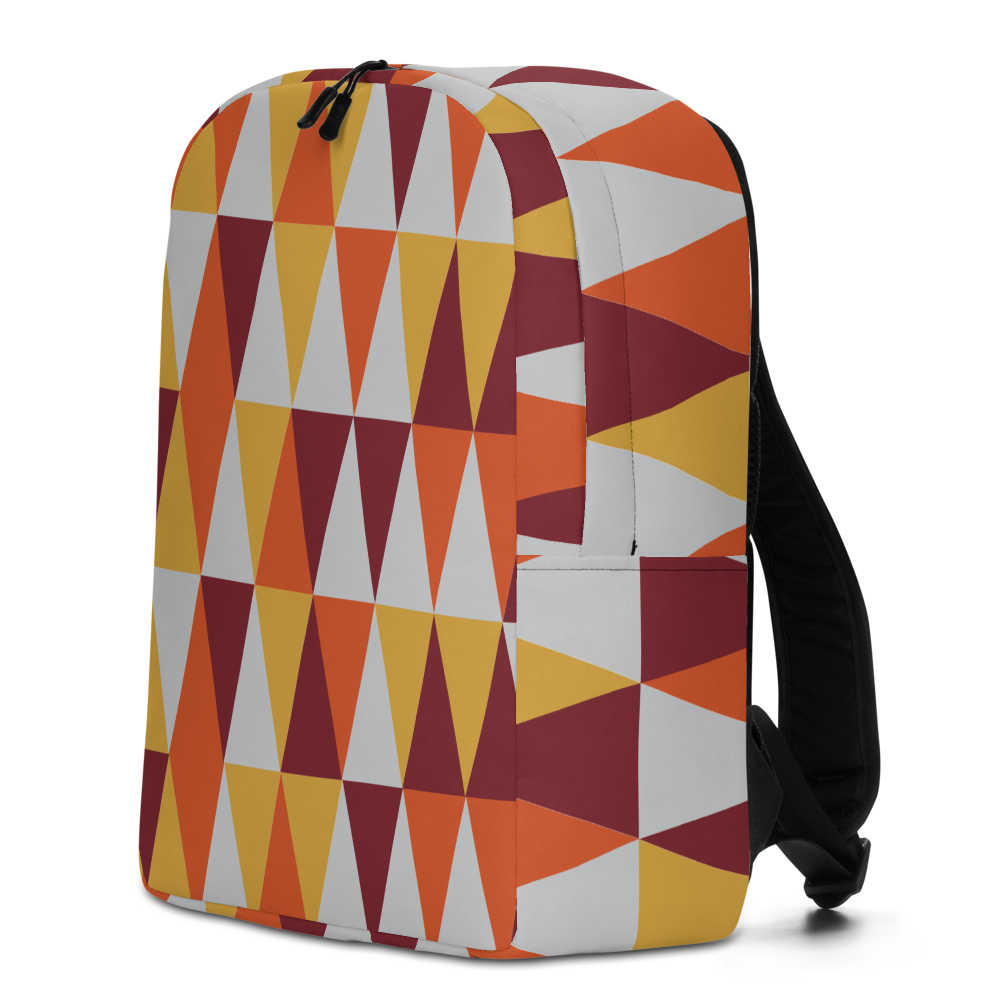 Autumn Triangles | Minimalist Backpack