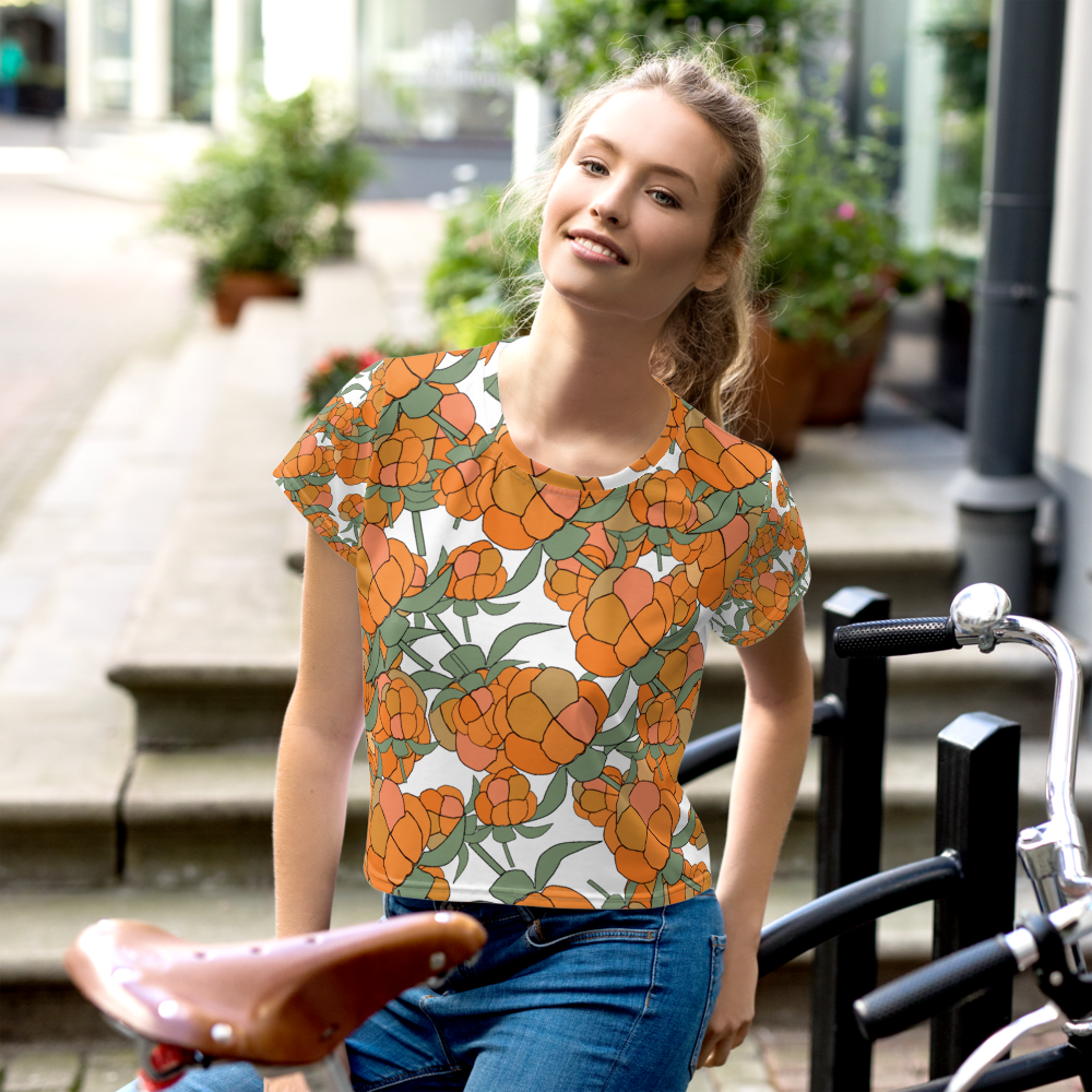 Lakka Ornament Black | Crop Tee