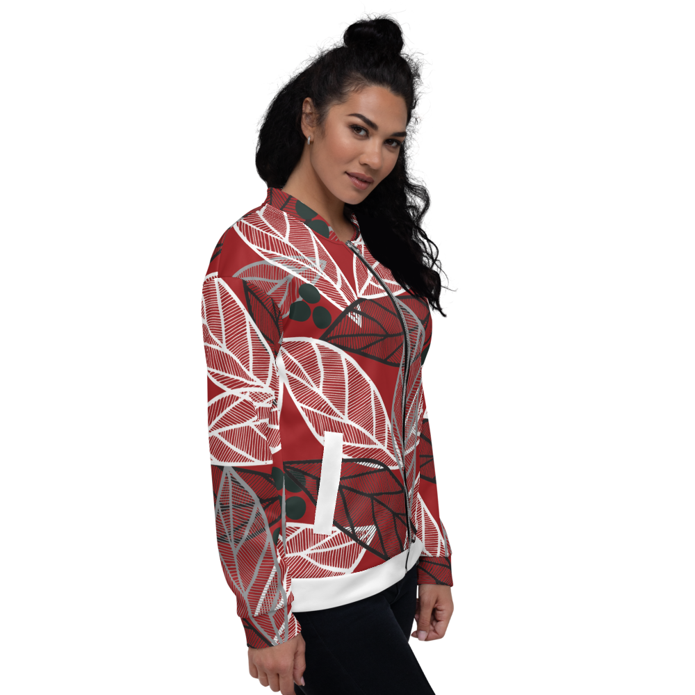 Christmas Leaves | Bomber Jacket
