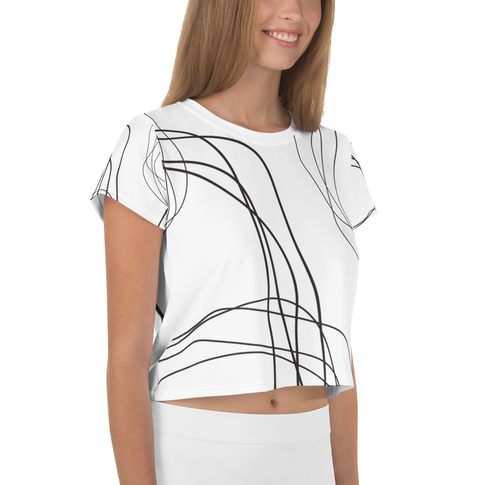 Lines | Crop Tee