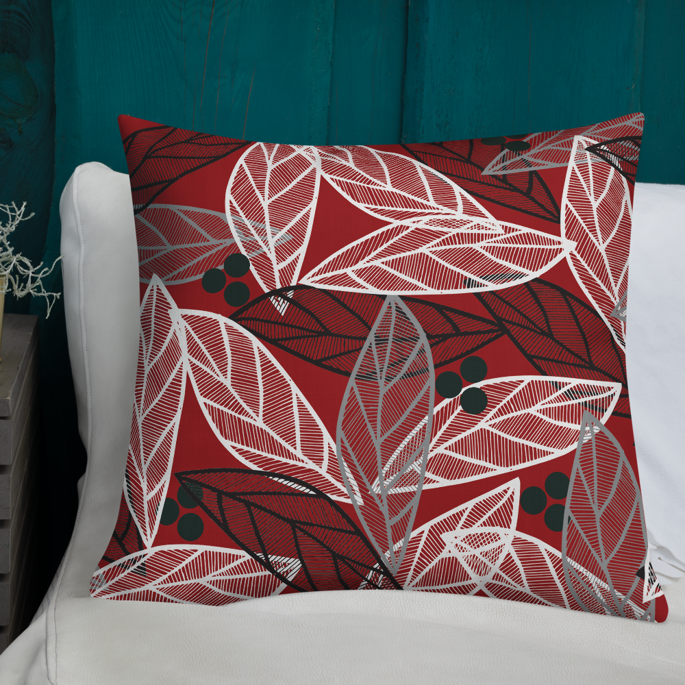 Christmas Leaves | Pillow