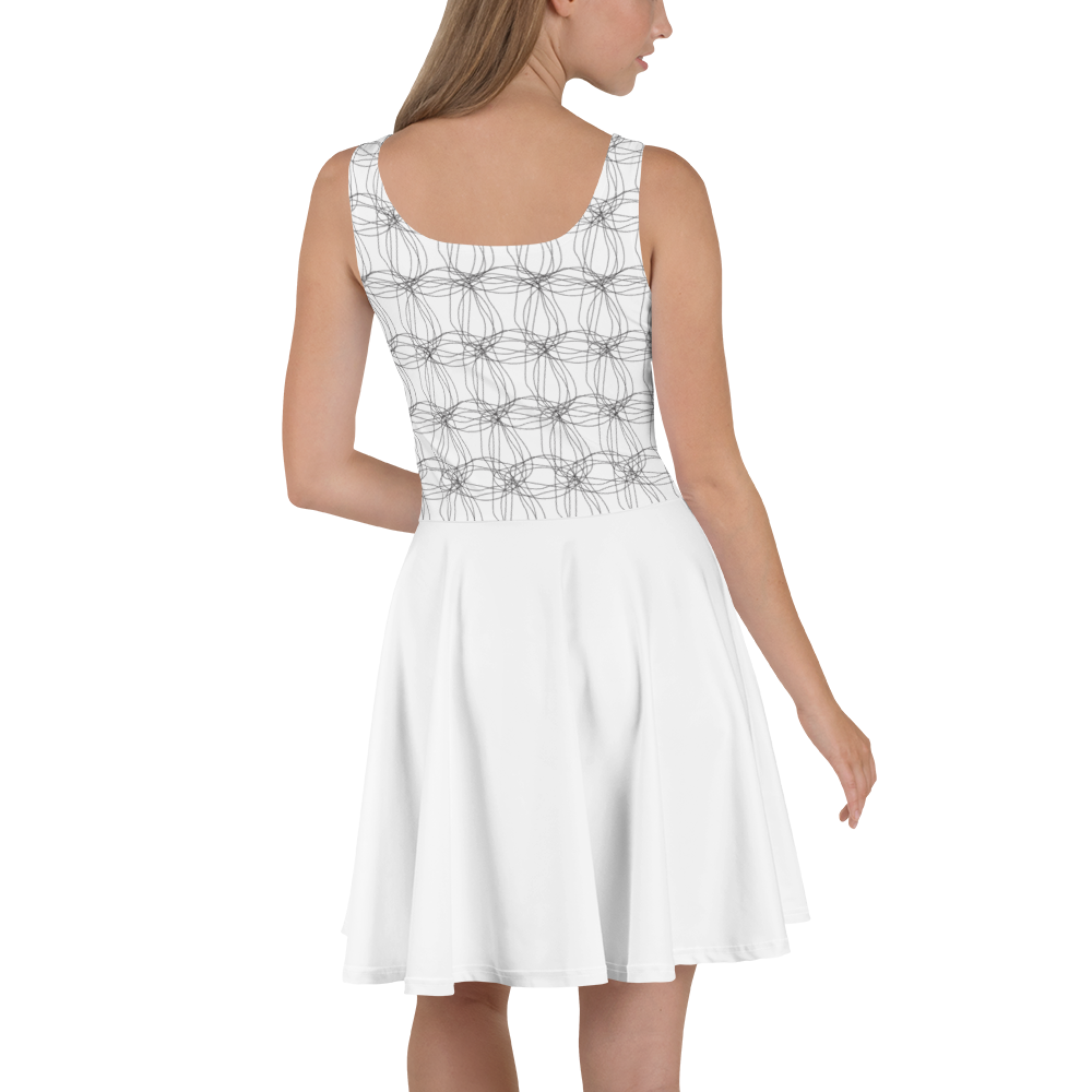 Ornament Graphic Flowers | Skater Dress