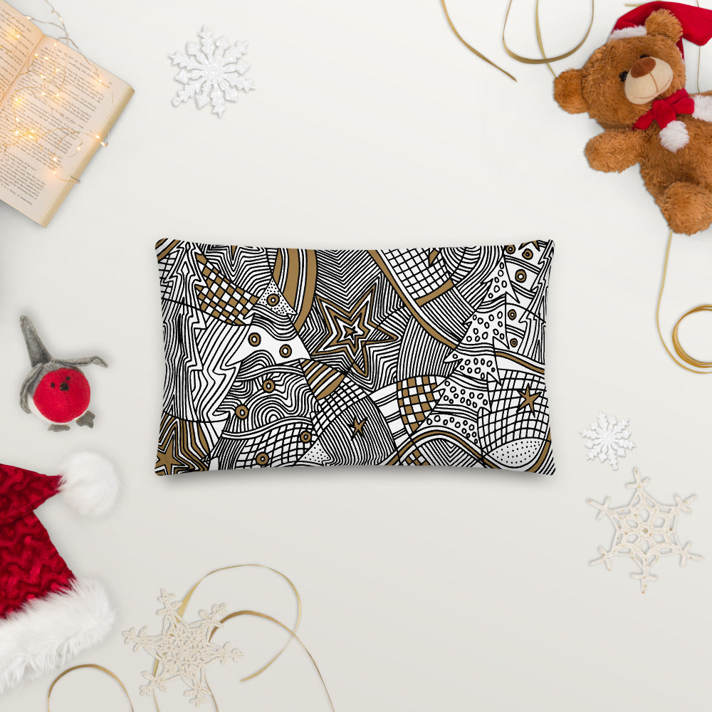 Christmas Graphic Ornament | Pillow