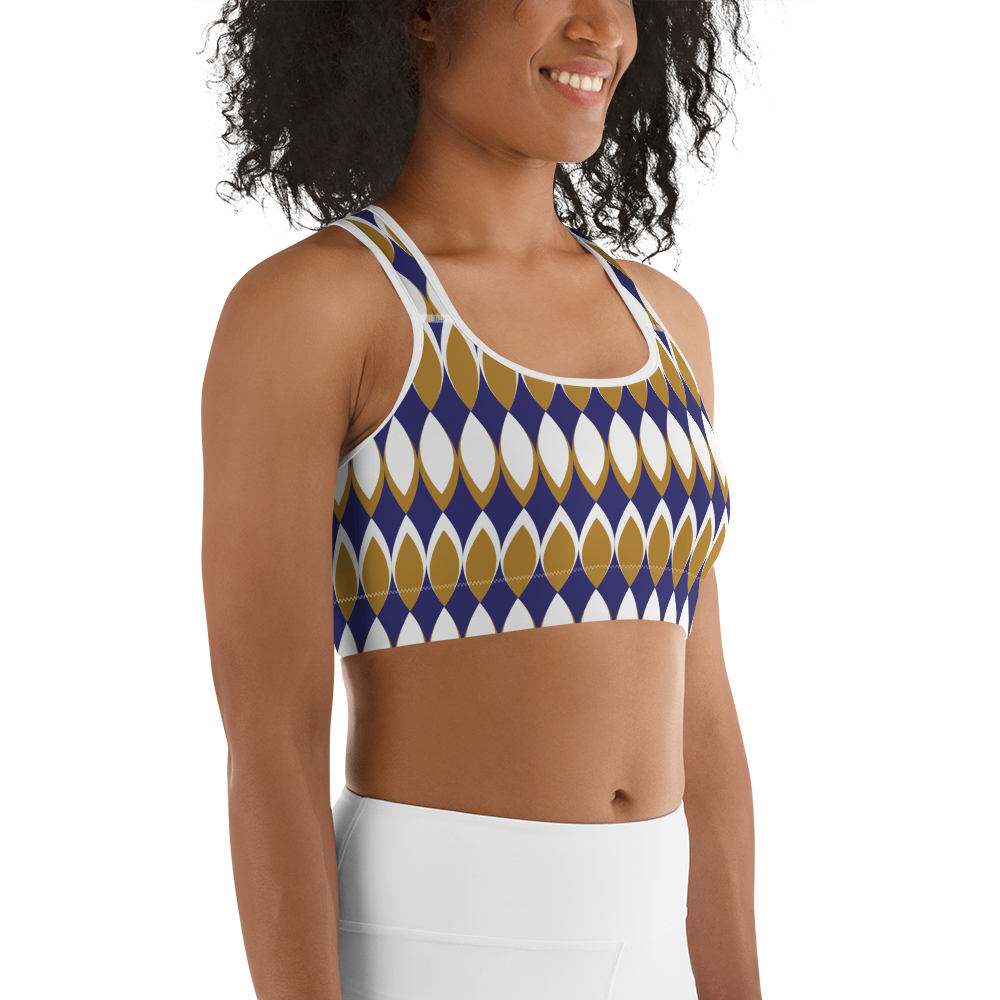 Golden Eye Ornament | Sports Bra