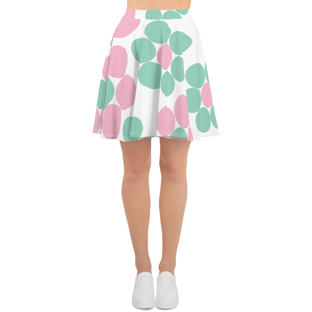 Happy Pastel Flowers | Skater Skirt