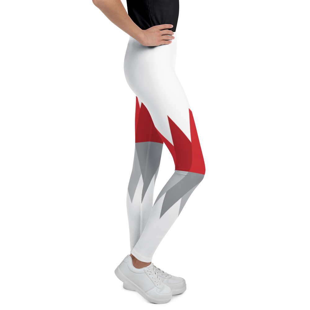Red Gray Christmas | Youth Leggings